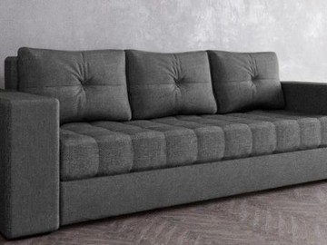 Диван Константин серая рогожка