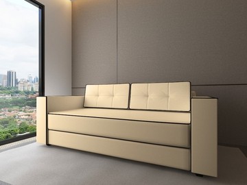 Диван Константин Орландо бежевая экокожа