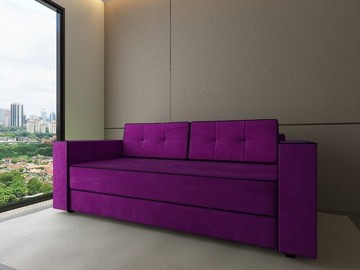Диван прямой Константин Орландо фиолетовый вельвет