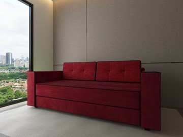 Диван прямой Константин Орландо красный вельвет