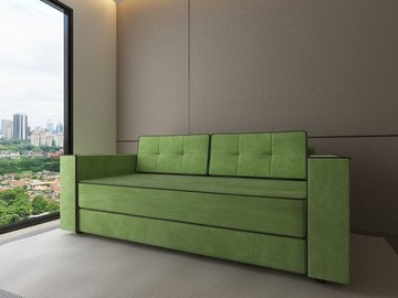 Диван прямой Константин Орландо зеленый вельвет