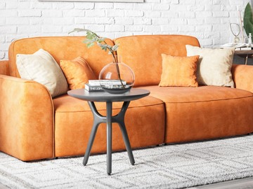 Диван KING SE велюр Alkantara оранж