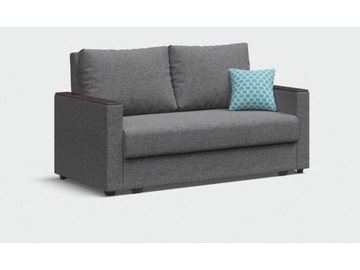 Диван АТЛАНТА ЛАЙТ 2 рогожка Malmo серый