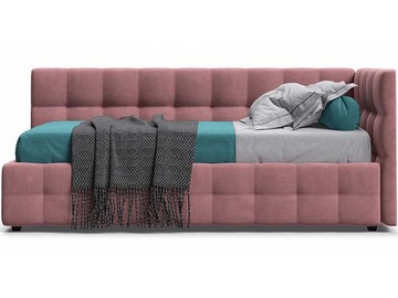 Кровать BOSS mini велюр Monolit роуз + ПМ