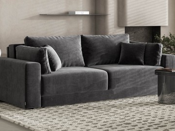 Диван Босс Прайм Вельвет CORD графит