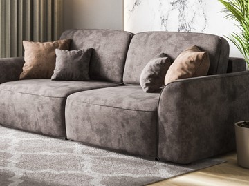 Диван KING SE велюр Alkantara серый