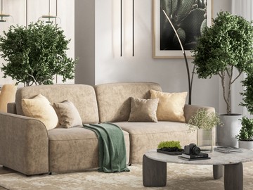 Диван KING SE Велюр Роял тауп