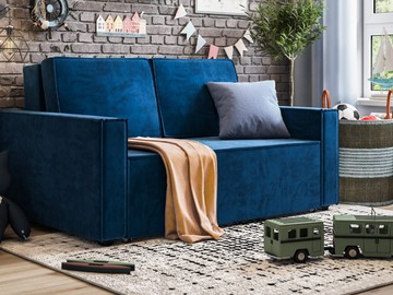 Диван NORD Compact велюр Monolit синий