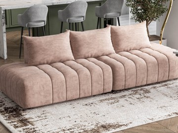 Диван Босс Твин прямой Велюр Royal пион